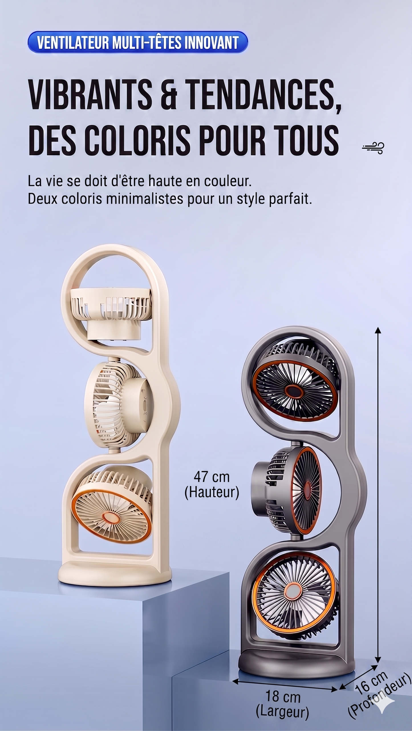 OmniFlow 360 – Le circulateur d'air indépendant multi-directions