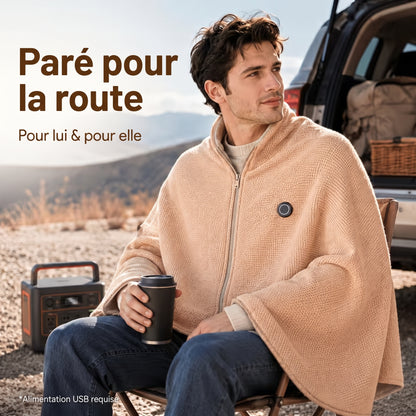 ThermaCloud Max – La cape chauffante nomade effet nuage