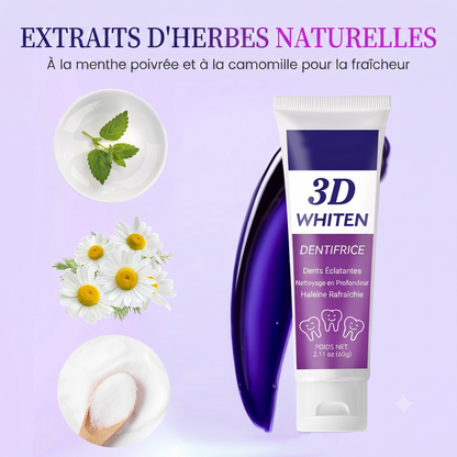 WhiteSmile – Le dentifrice blanchissant aux ingrédients naturels