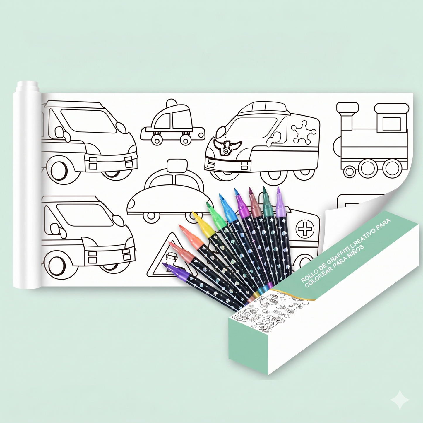 ColorRoll – Le rouleau artistique découpable pour enfants