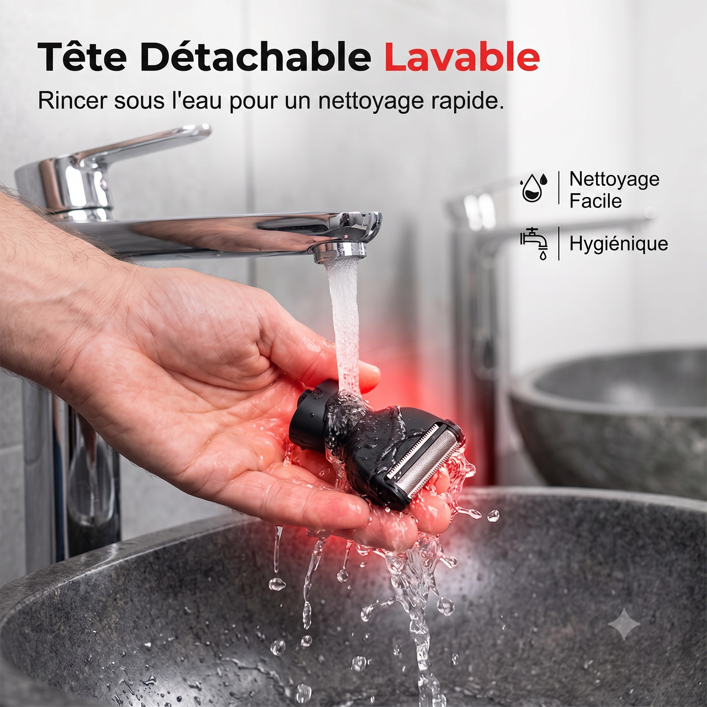 FlexiTrim – Manche extensible pour un rasage corporel accessible partout
