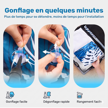 AquaLoung – Le siège ergonomique avec porte-gobelet intégré pour un confort chic et absolu sur l'eau