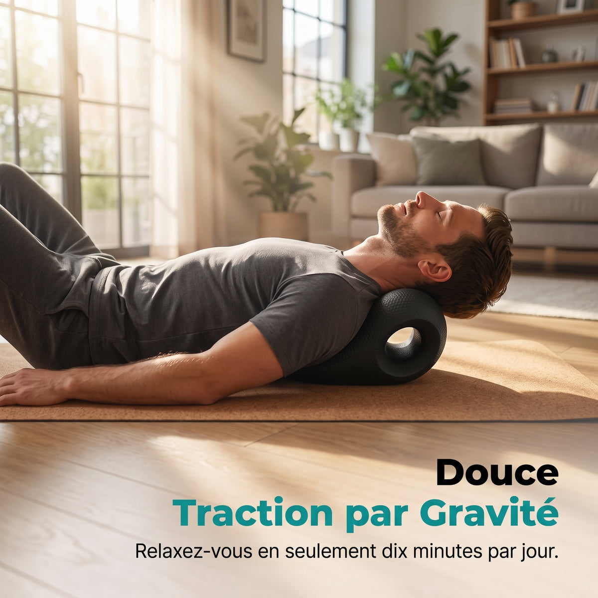 NeckSoothe – Le support ergonomique de relaxation par gravité