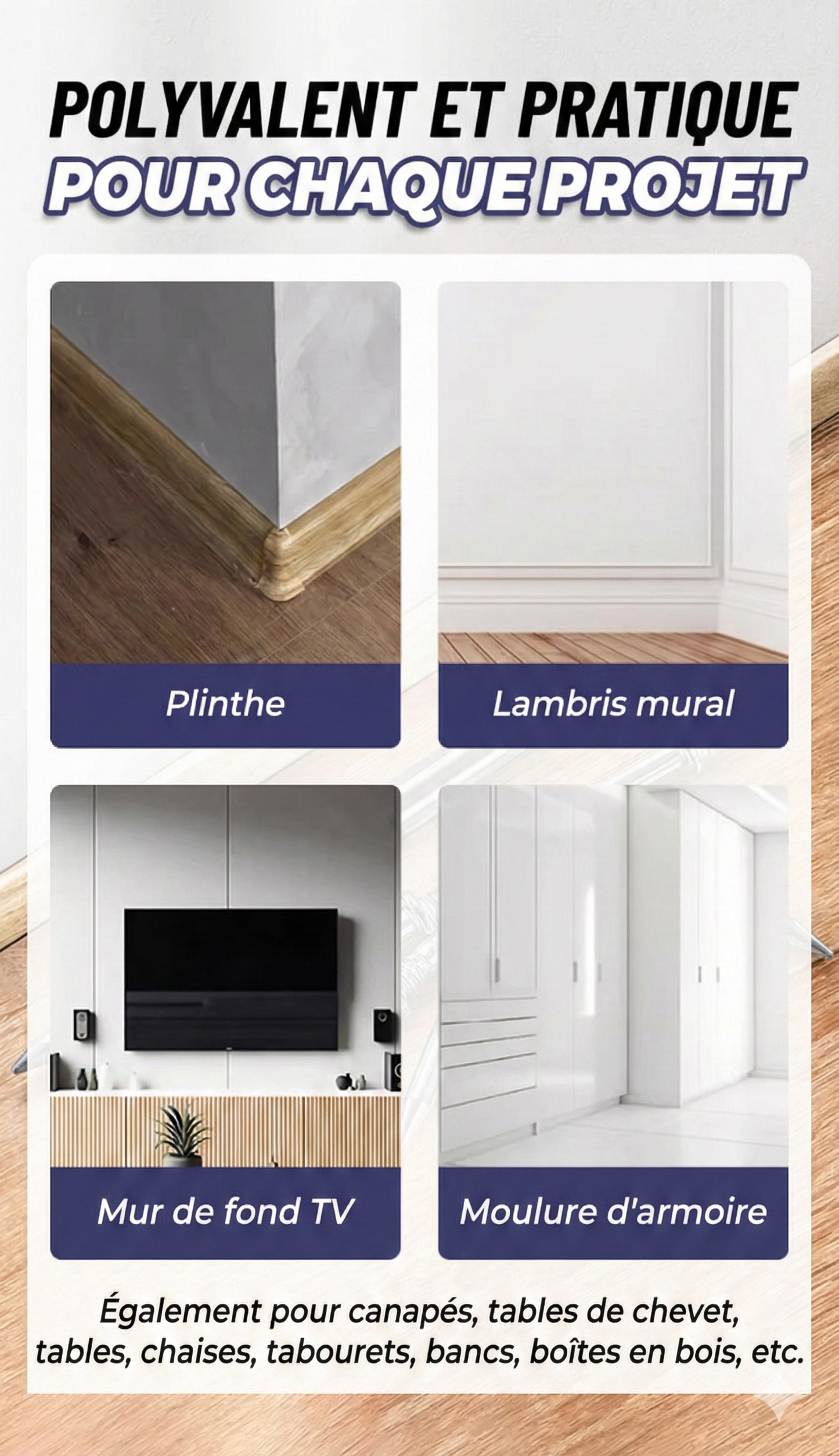 Clous à Double Tête Sans Trace : L'installation parfaite et invisible