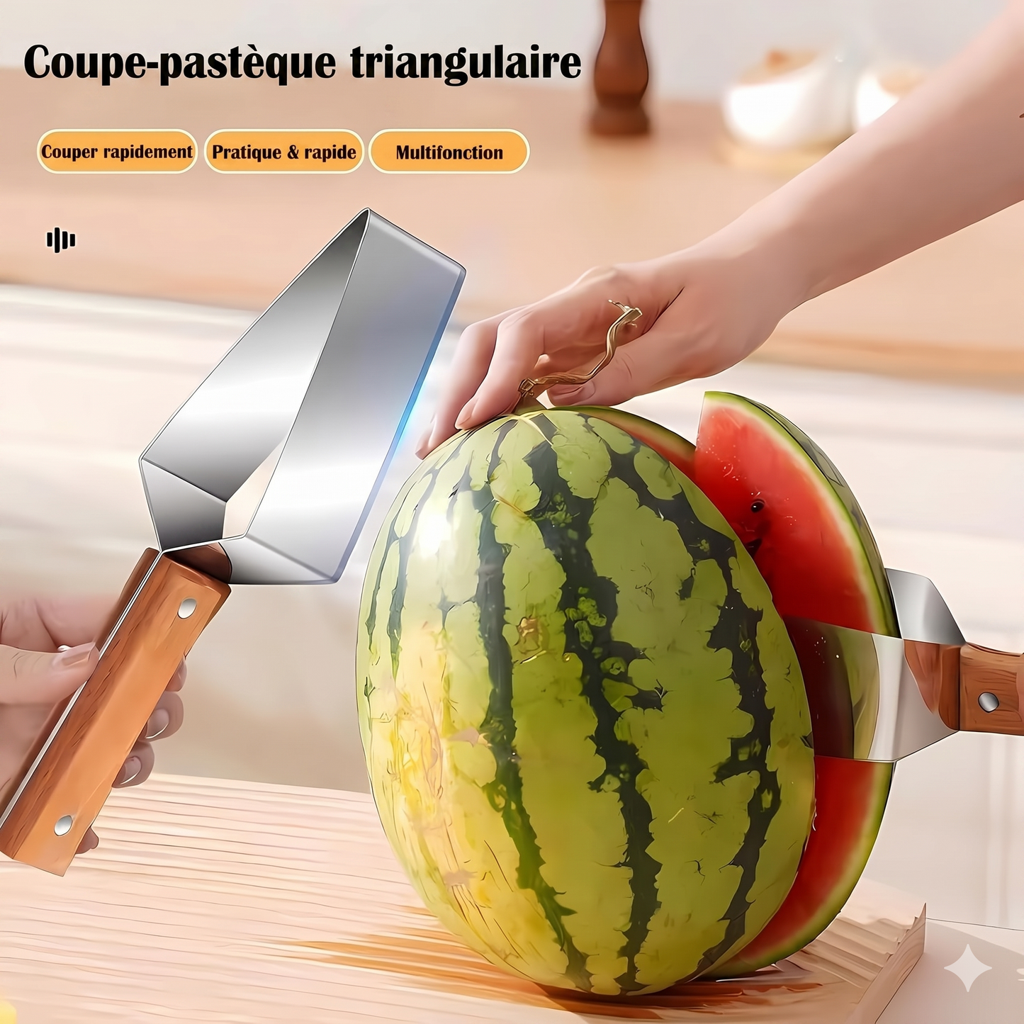 MelonMaster – L'ustensile de cuisine multifonction indispensable pour trancher tous vos fruits estivaux