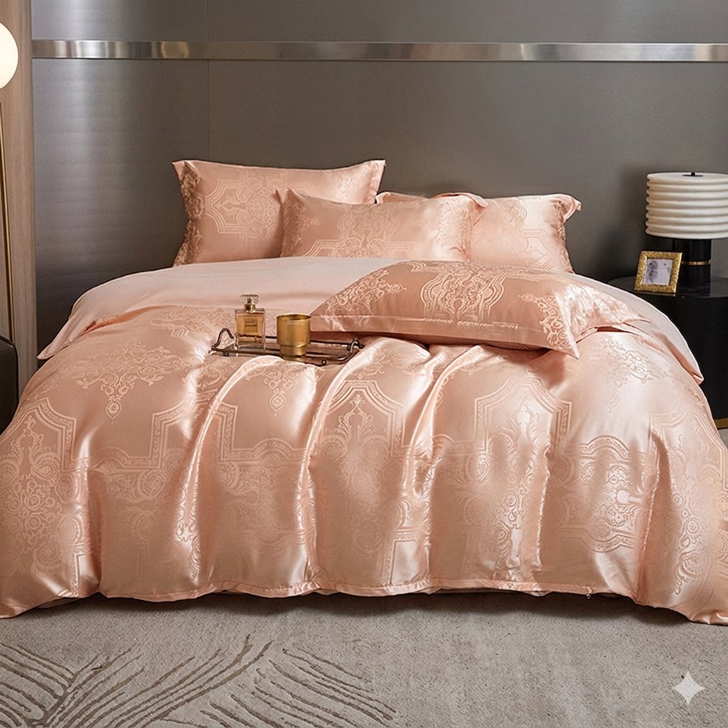 PureJacquard Chic – Le confort respirant et soyeux pour un sommeil haut de gamme