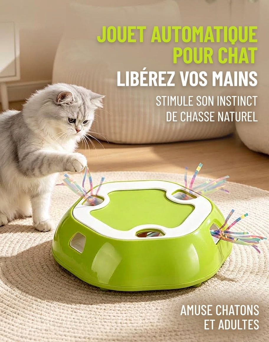 InstinctPlay 360 – Le plateau de chasse aléatoire pour félin