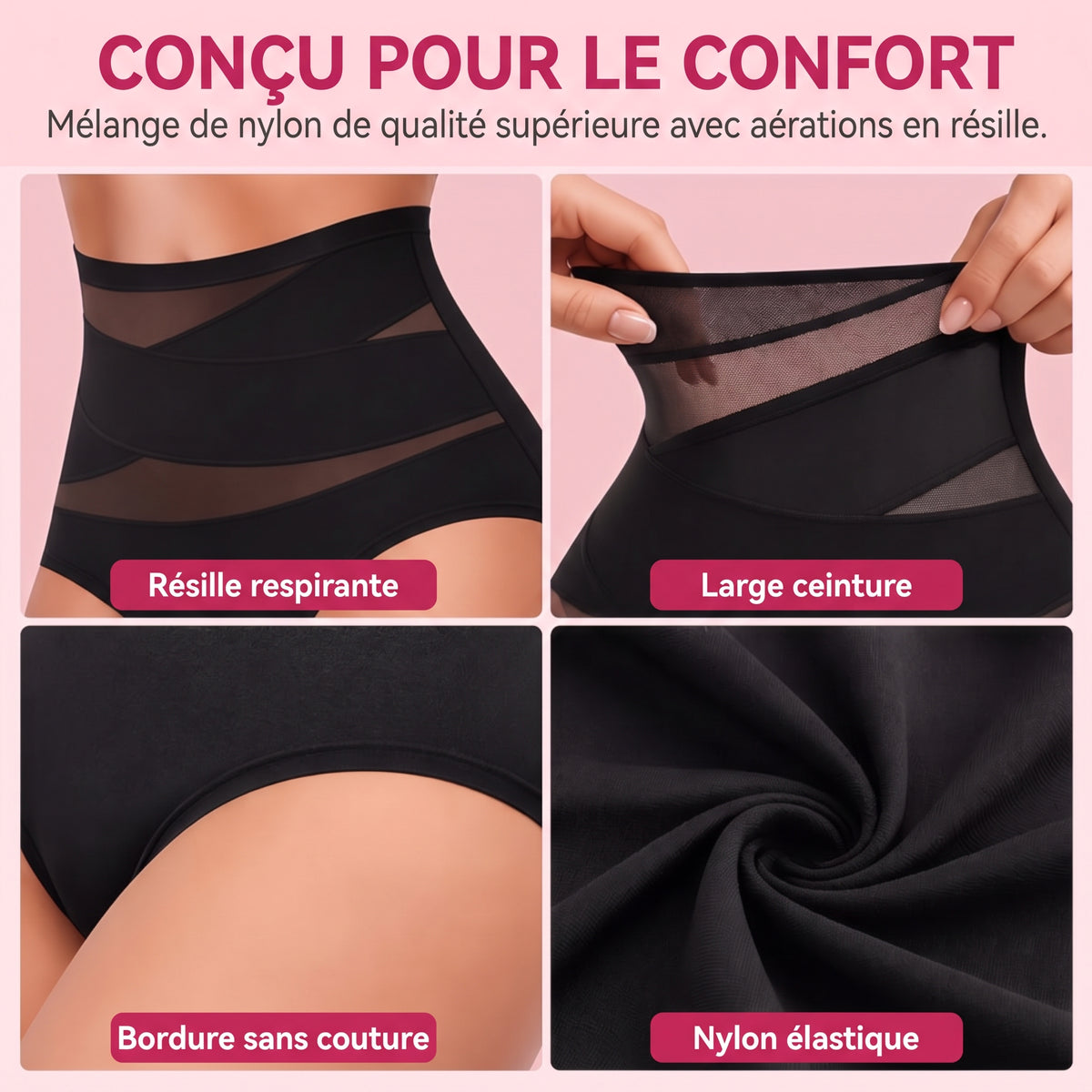 ShapeFit – La culotte taille haute sculptante et invisible