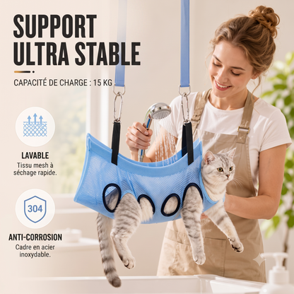 FlexiPet – La conception à double usage pour basculer facilement entre table stable et hamac suspendu