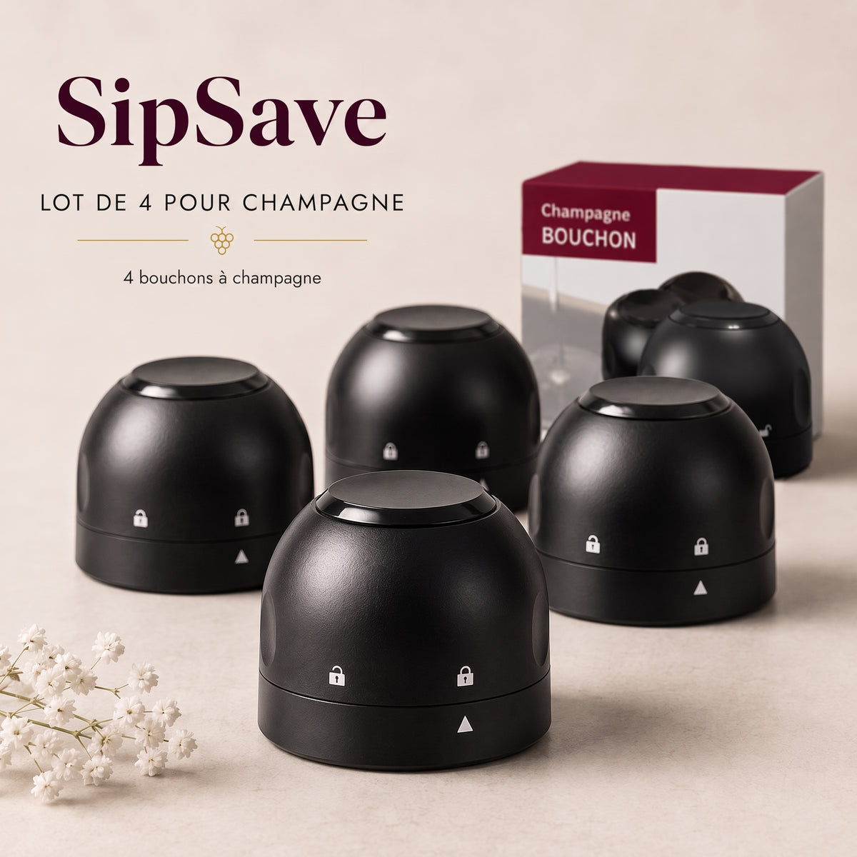 VinoSave – Version classique idéale pour préserver les arômes de vos vins rouges, blancs et rosés