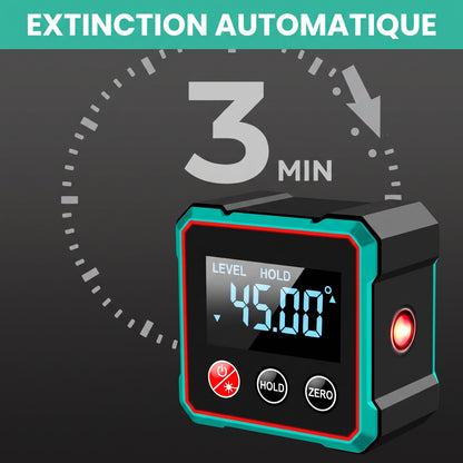 AngleMaster – L'inclinomètre et niveau numérique magnétique