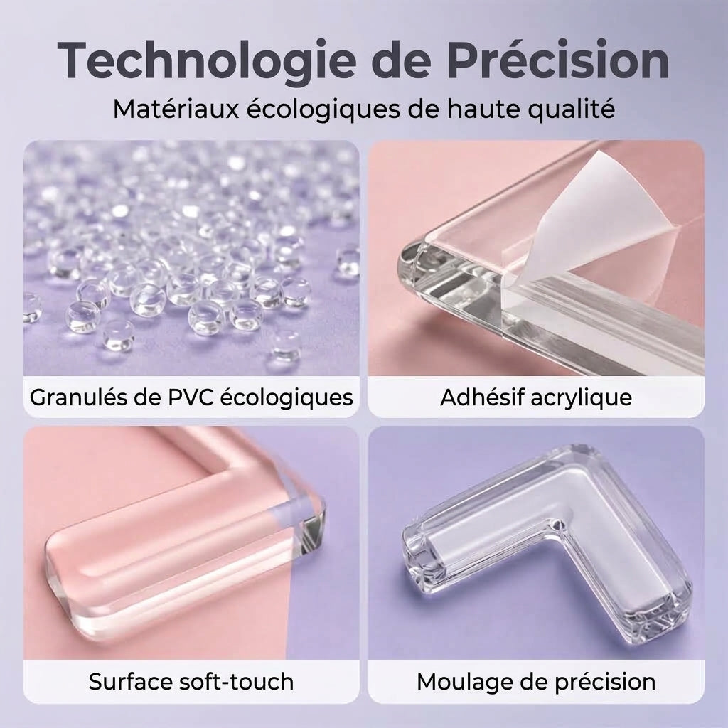 SoftShock – Technologie gel souple absorbant instantanément les chocs pour une protection optimale. Lot de 20