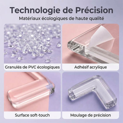 SoftShock – Technologie gel souple absorbant instantanément les chocs pour une protection optimale. Lot de 20