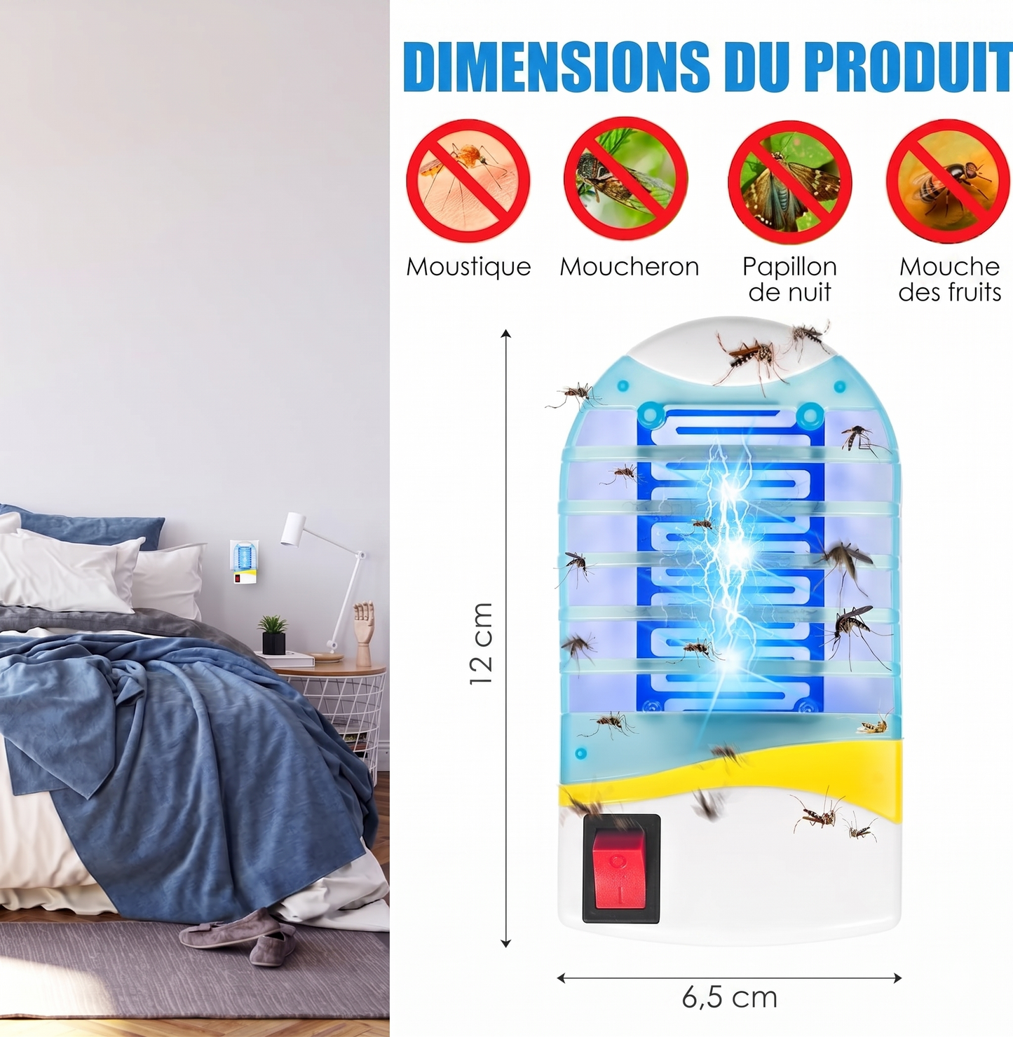 SilentZap – L'anti-moustiques électrique silencieux pour des nuits paisibles sans nuisibles