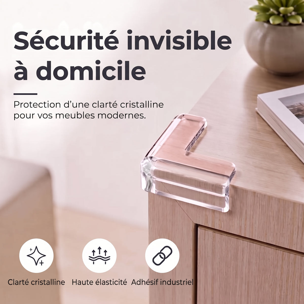 SoftShock – Technologie gel souple absorbant instantanément les chocs pour une protection optimale. Lot de 20