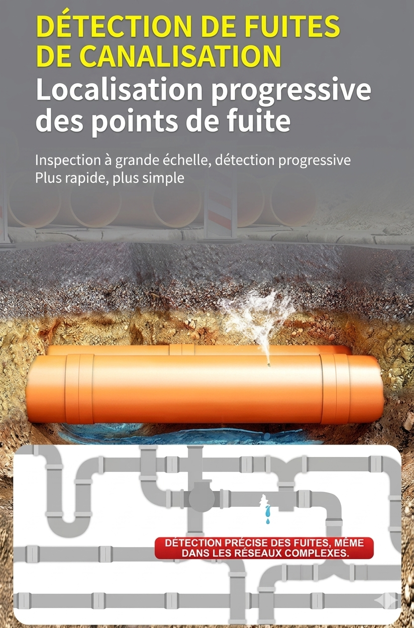 AcoustiSense – L'amplificateur sonore de haute précision pour localiser instantanément les fuites et anomalies invisibles