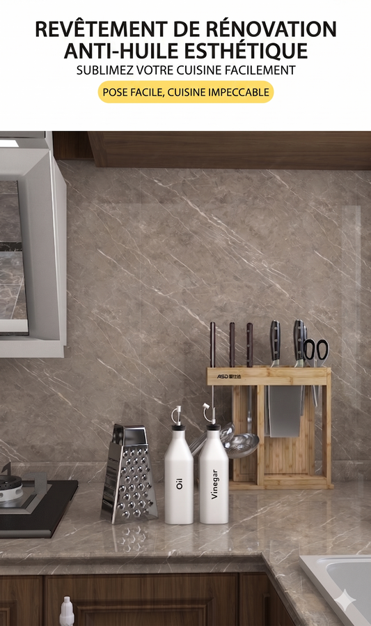 EasyProtect Marble – Le film protecteur sur mesure, imperméable et facile à nettoyer