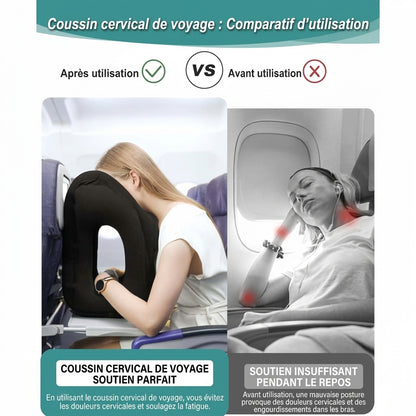 SleepCloud – Le coussin de voyage ergonomique gonflable