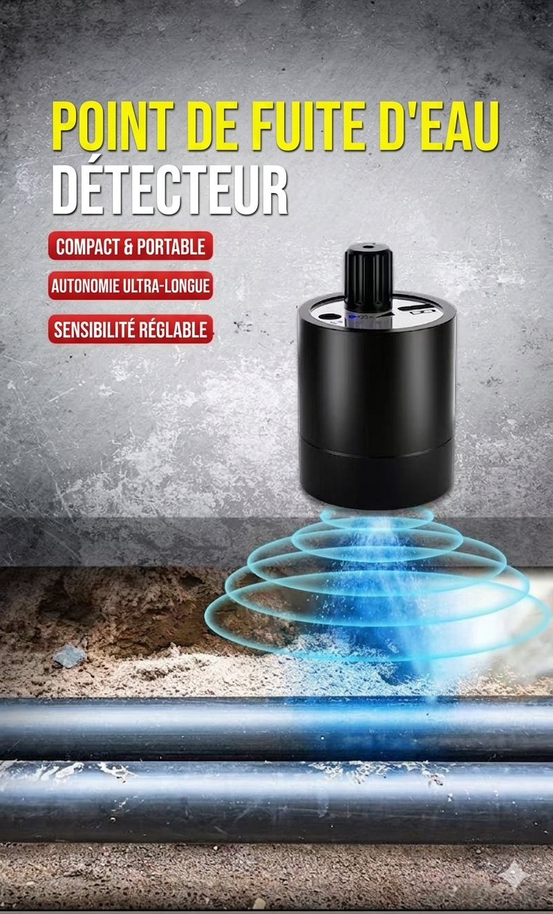 AcoustiSense – L'amplificateur sonore de haute précision pour localiser instantanément les fuites et anomalies invisibles