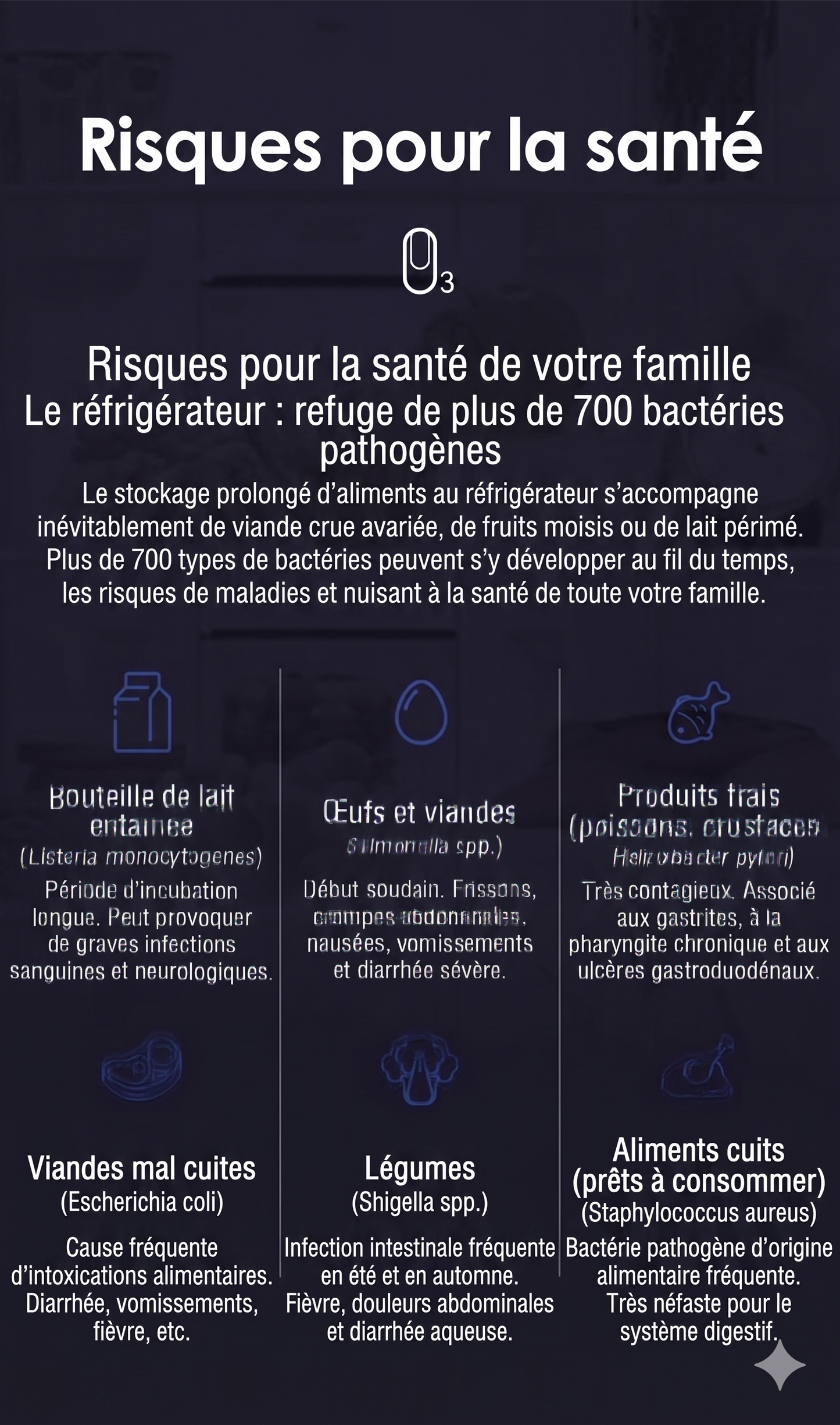 PureZon – Le purificateur à l'ozone avancé pour prolonger la fraîcheur et stériliser votre réfrigérateur