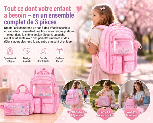 GlitterBag Pro – Le sac 3-en-1 durable pour les enfants