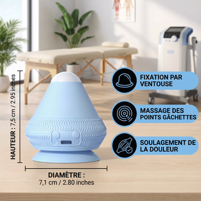 TriggerGrip – Balle d'auto-massage avec ventouse pour points de déclenchement