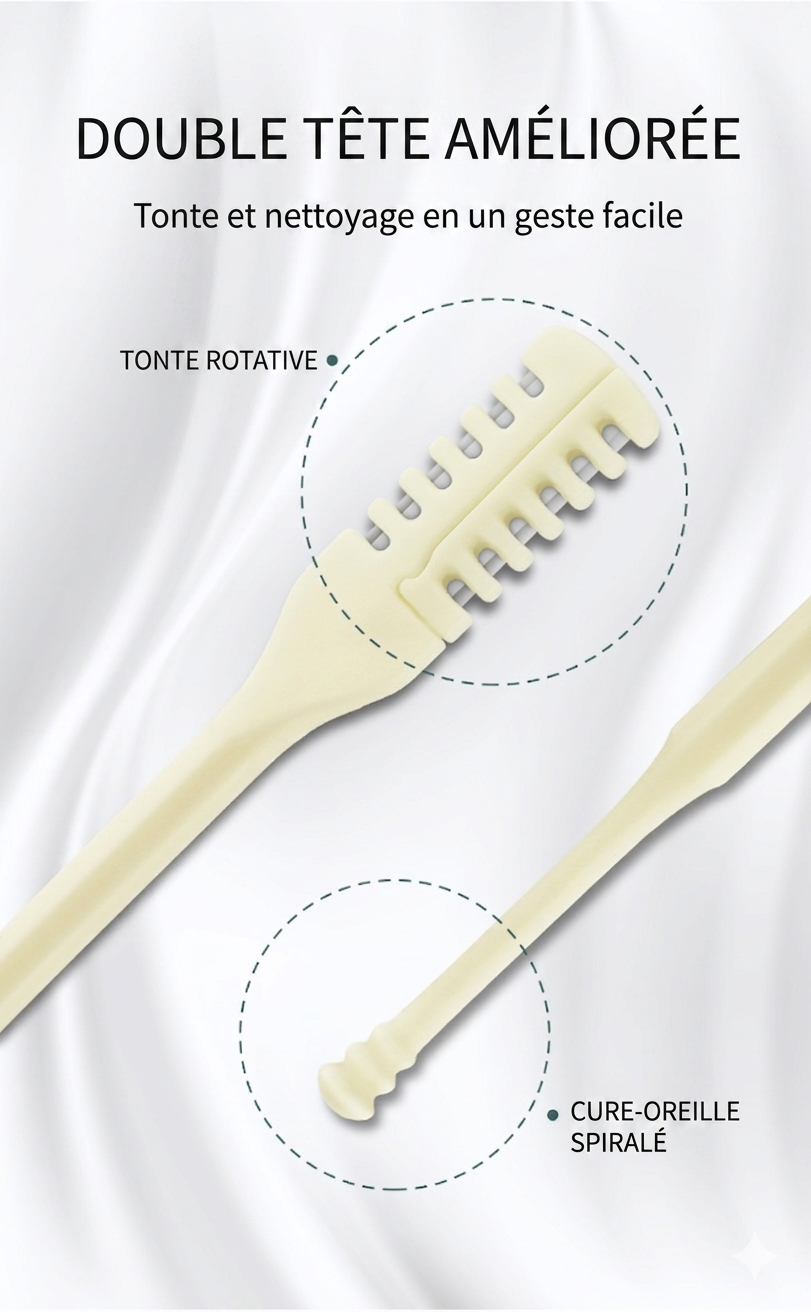 PocketTrim Pro – L'accessoire rotatif de précision pour les poils du nez et des oreilles