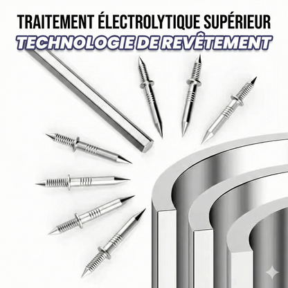 Clous à Double Tête Sans Trace : L'installation parfaite et invisible