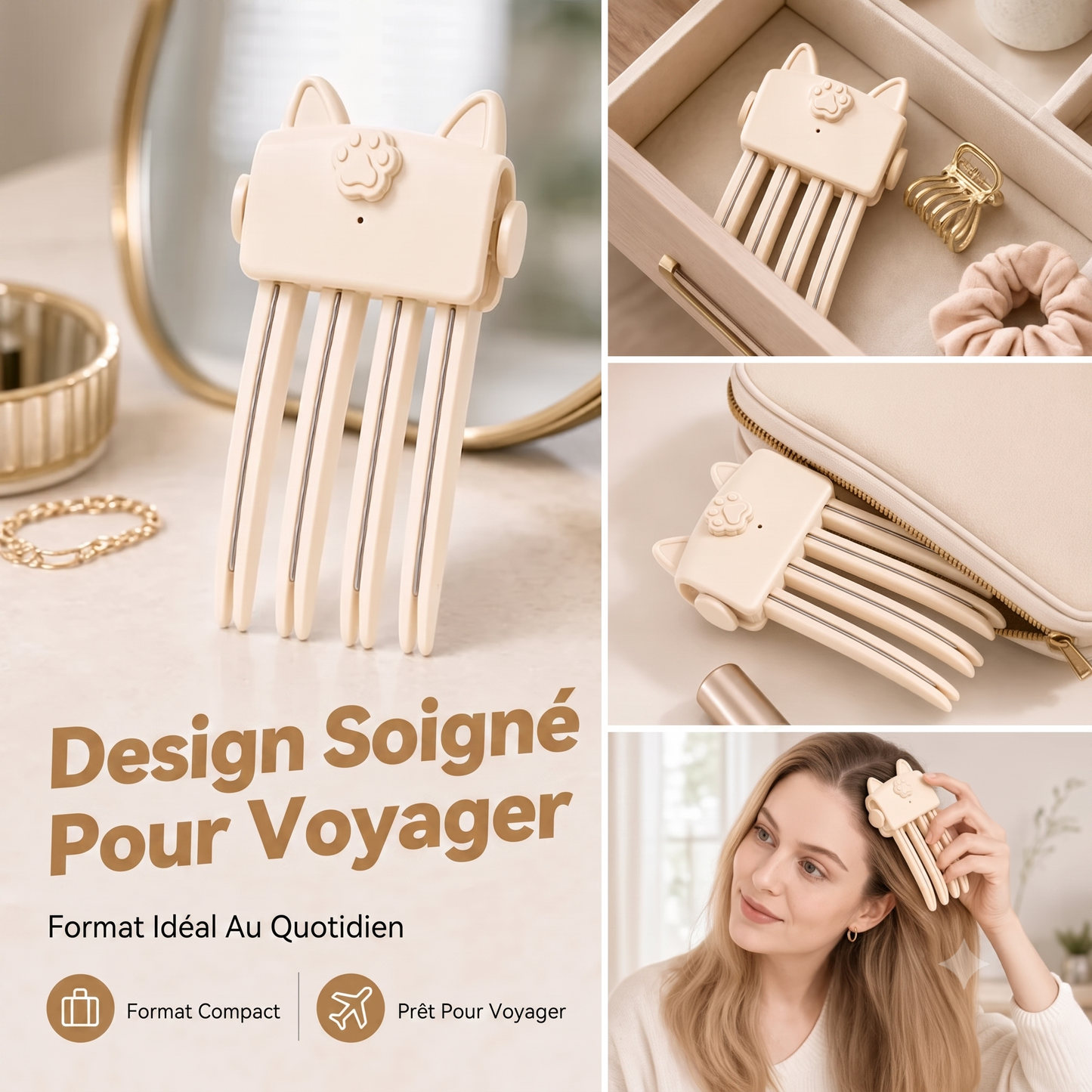 VoluRoot – Pince chauffante sans fil pour un volume généreux dès la racine