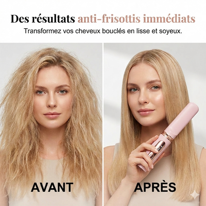 LissGo – La brosse lissante sans fil pour un coiffage nomade et professionnel en toute liberté