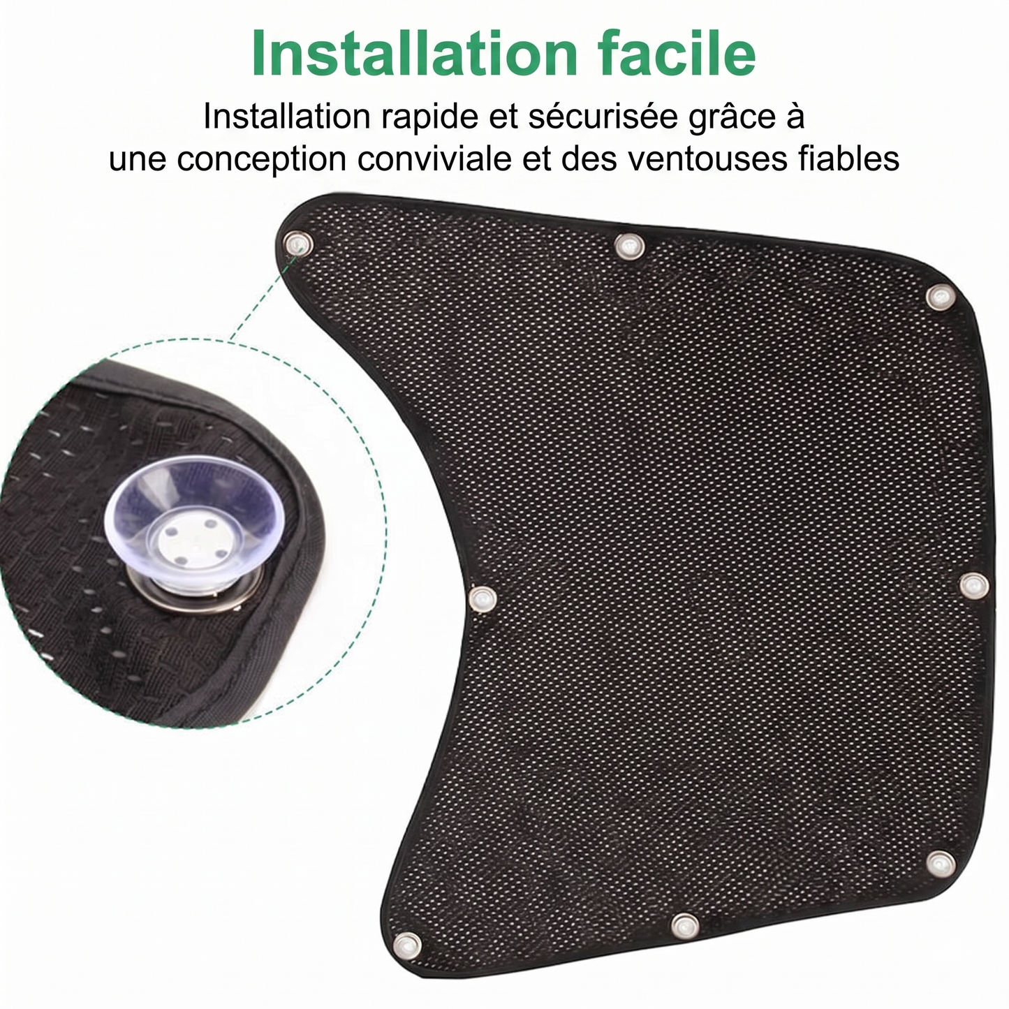 OptiShade Pro – Le store pare-soleil intimité avec fixation nomade par ventouses