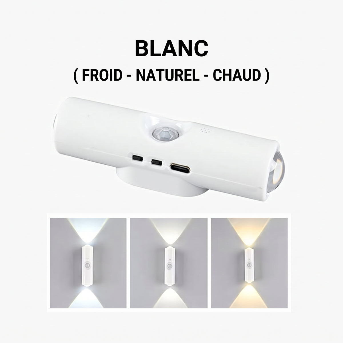 LumiMotion – L'applique murale magnétique RGB à détecteur de mouvement