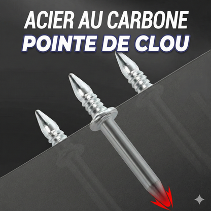 Clous à Double Tête Sans Trace : L'installation parfaite et invisible