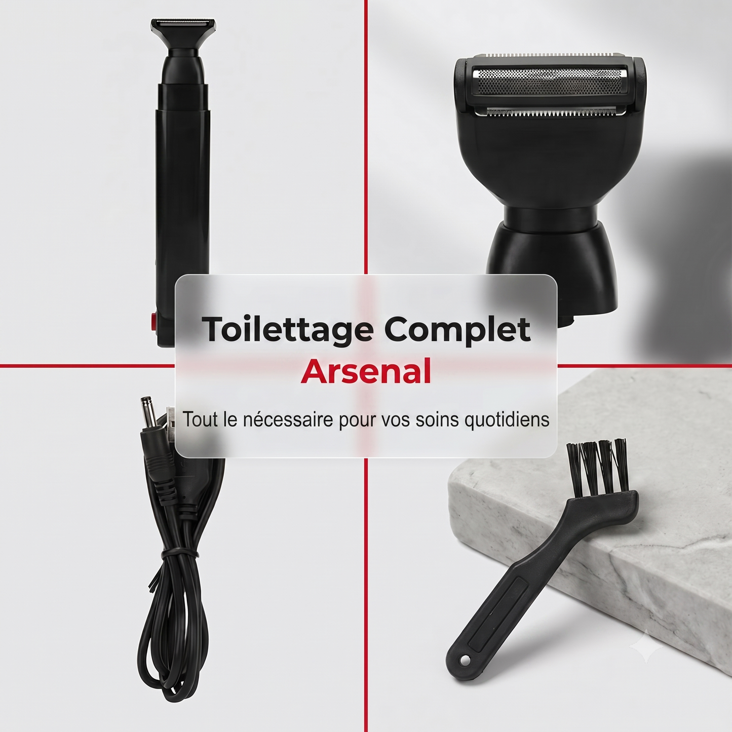FlexiTrim – Manche extensible pour un rasage corporel accessible partout