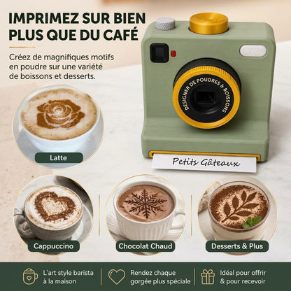LatteArt – Le décorateur mécanique à pochoirs pour café