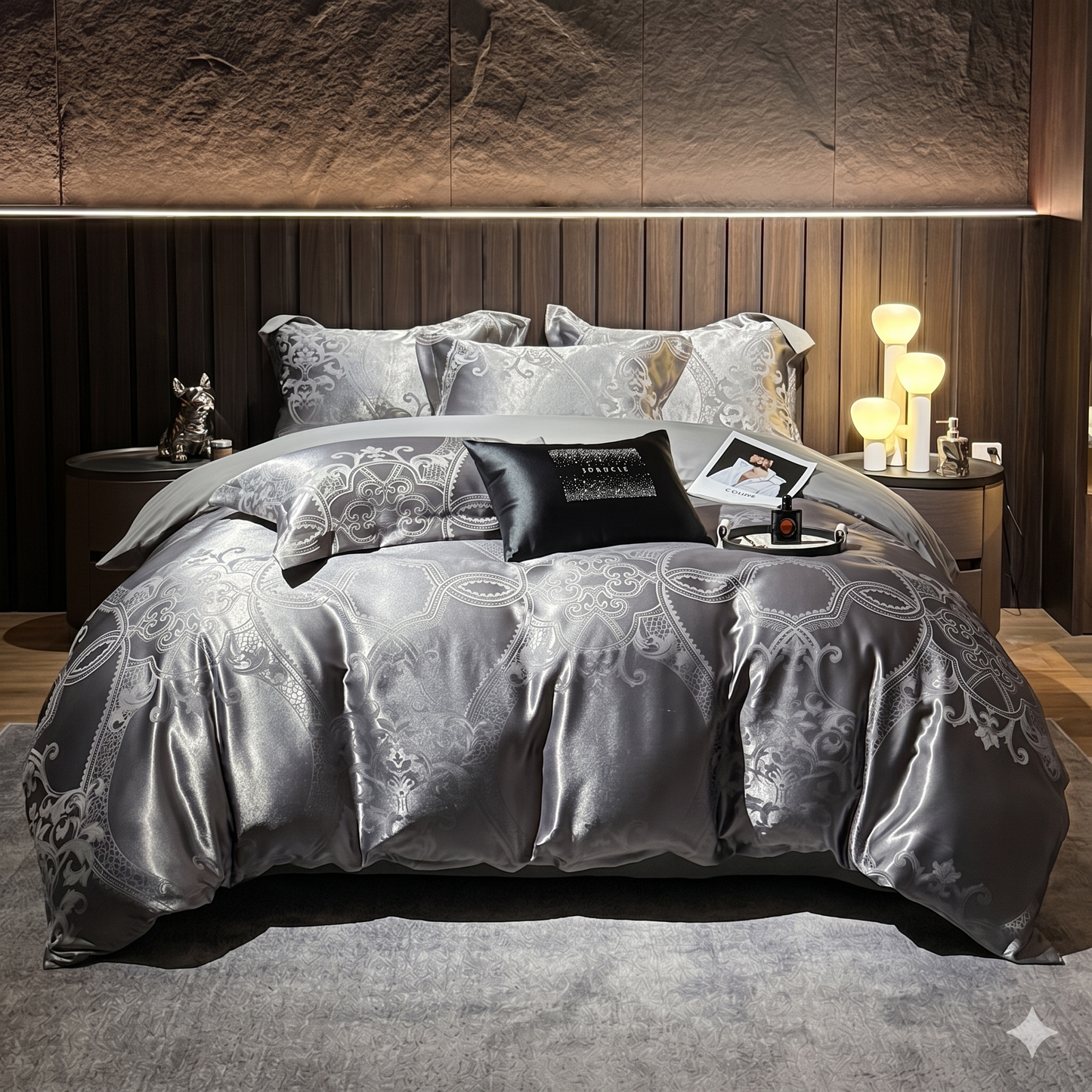 PureJacquard Chic – Le confort respirant et soyeux pour un sommeil haut de gamme