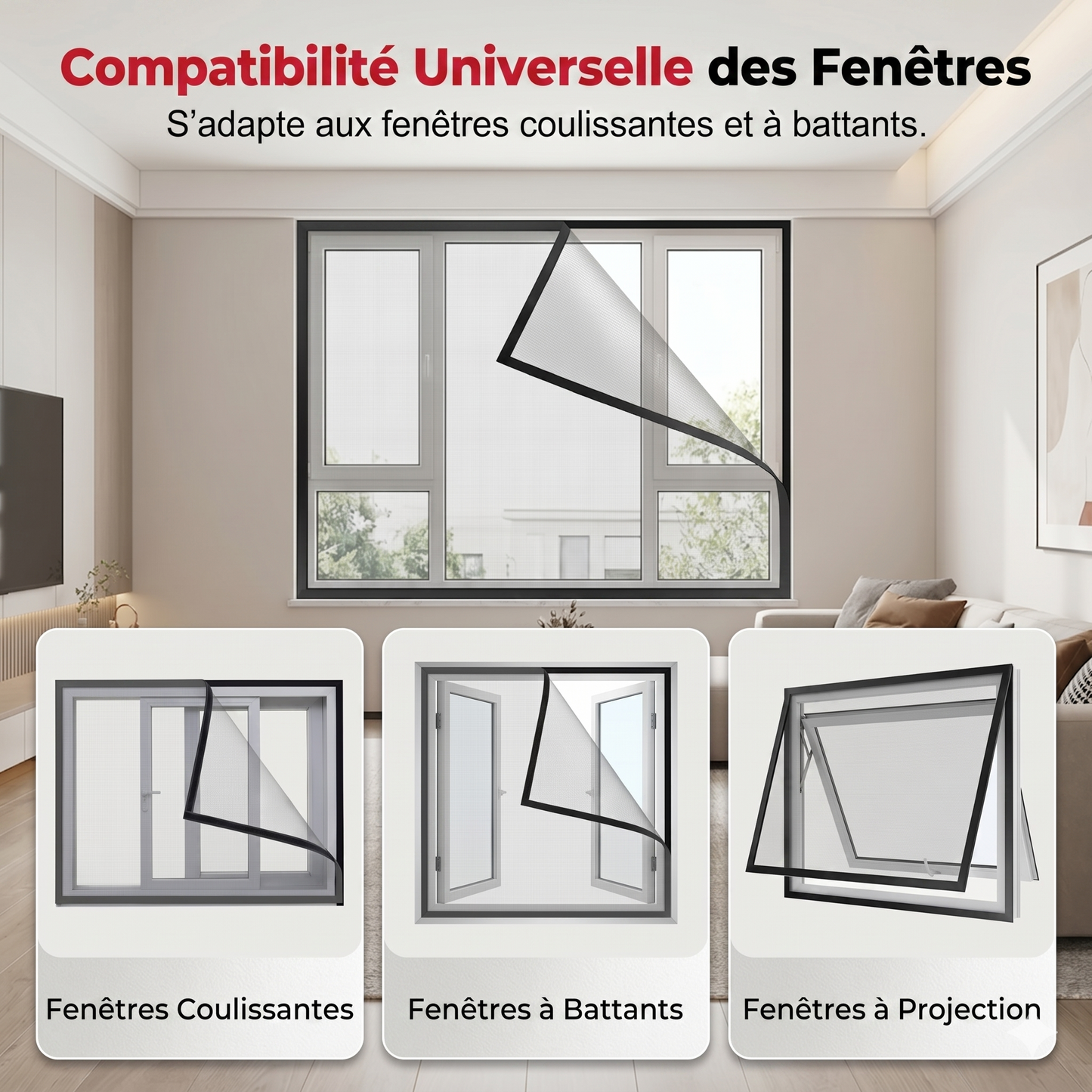 ClearView Pro – L'écran magnétique anti-insectes pour aérer en toute tranquillité