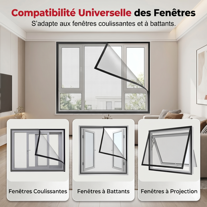 ClearView Pro – L'écran magnétique anti-insectes pour aérer en toute tranquillité