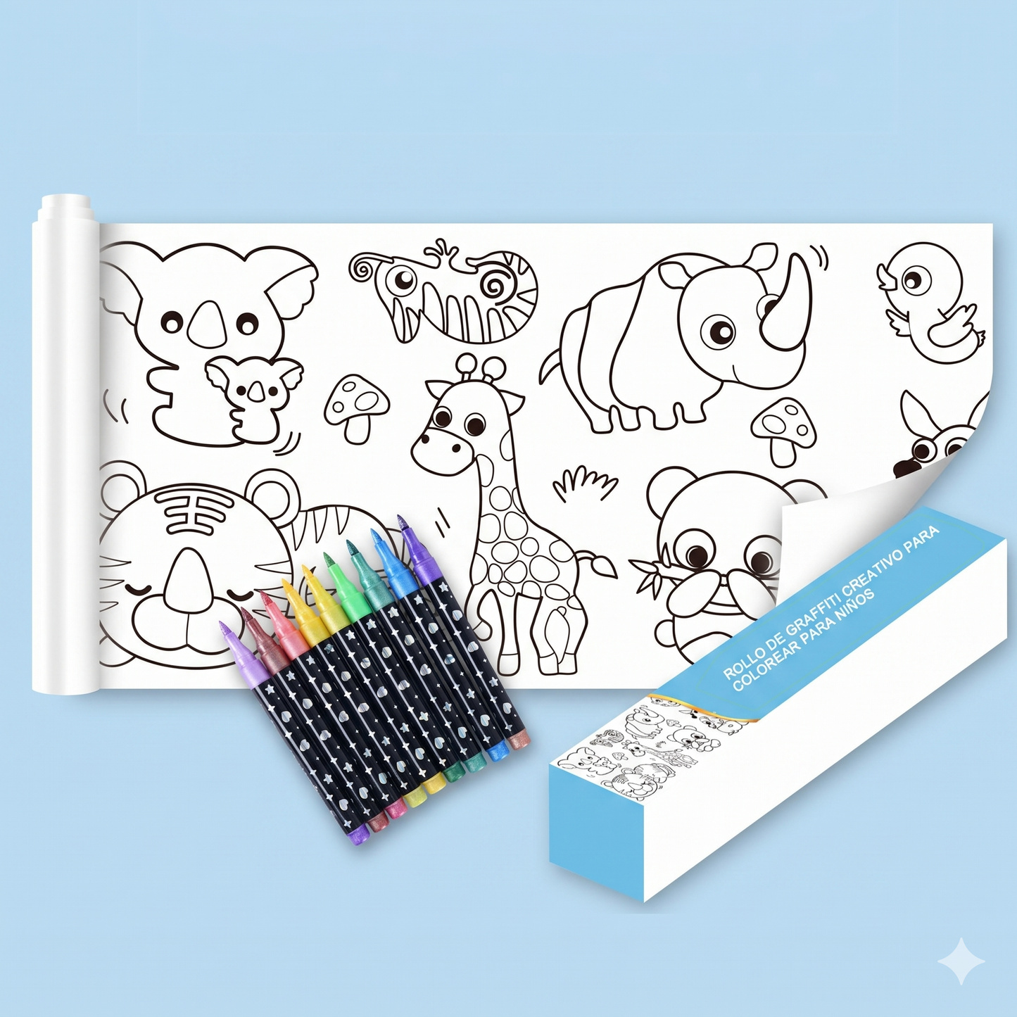 ColorRoll – Le rouleau artistique découpable pour enfants