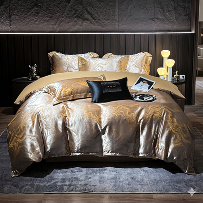 PureJacquard Chic – Le confort respirant et soyeux pour un sommeil haut de gamme