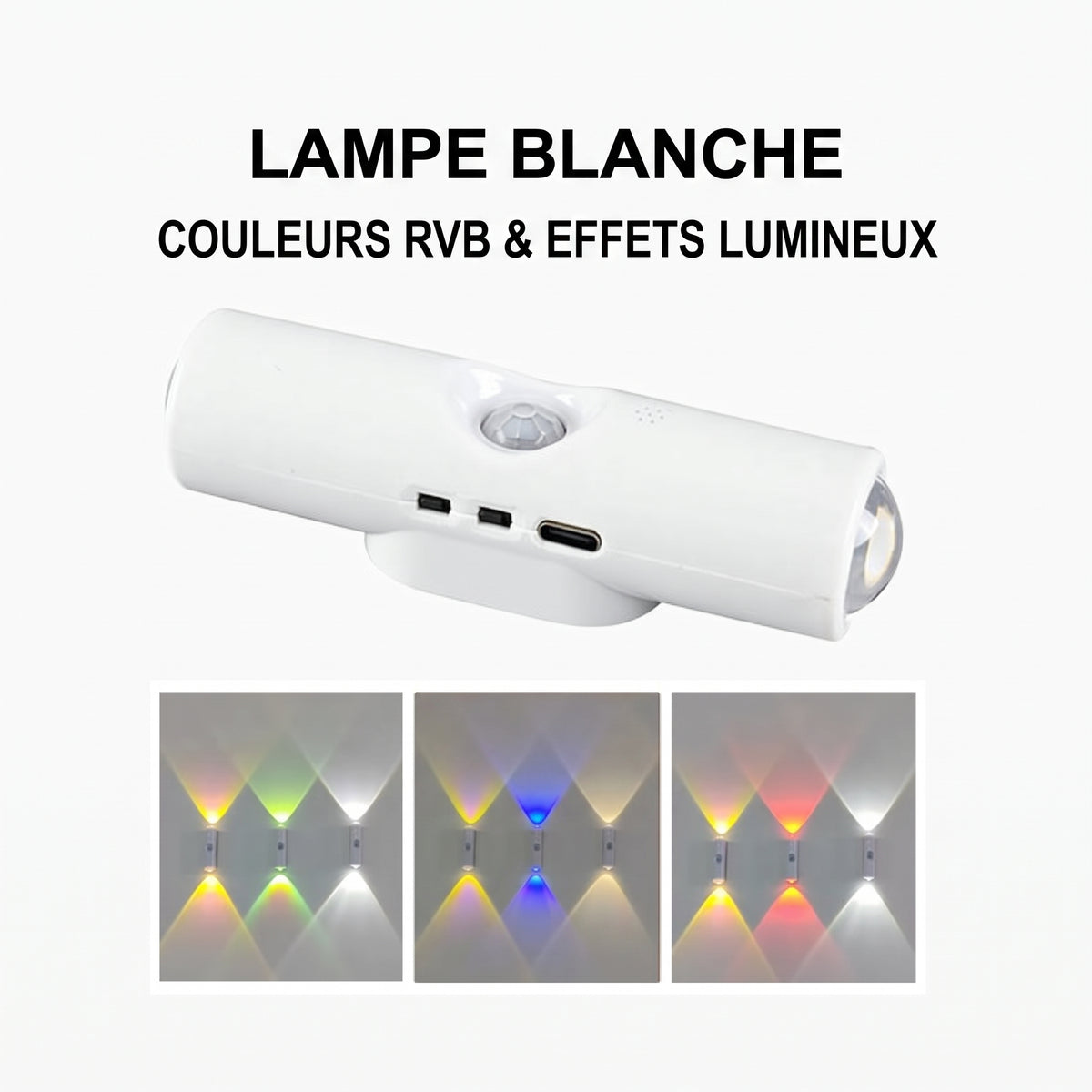 LumiMotion – L'applique murale magnétique RGB à détecteur de mouvement