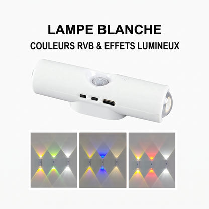 LumiMotion – L'applique murale magnétique RGB à détecteur de mouvement