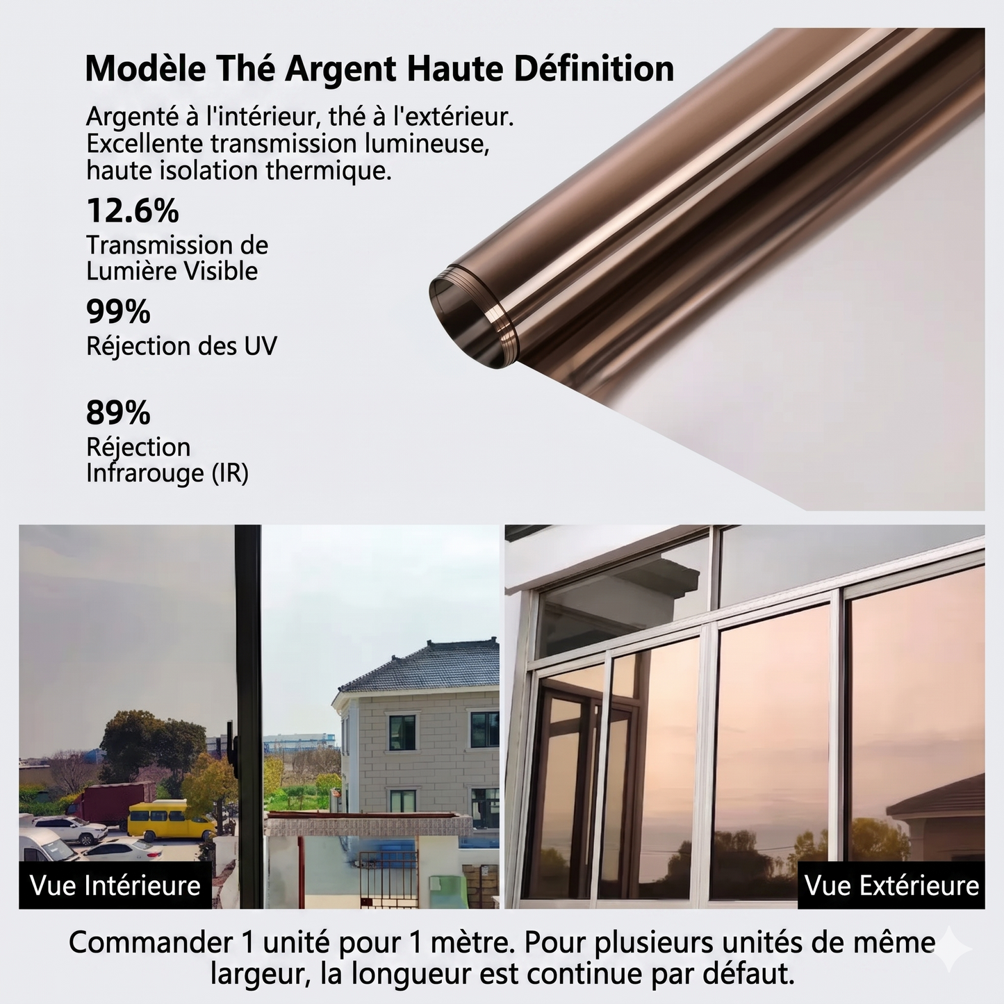 ThermoView Max – Le film isolant sans colle pour préserver votre intimité