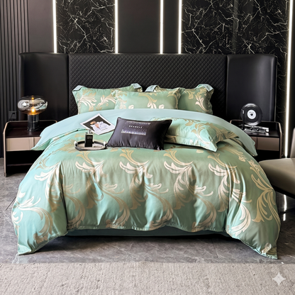 PureJacquard Chic – Le confort respirant et soyeux pour un sommeil haut de gamme