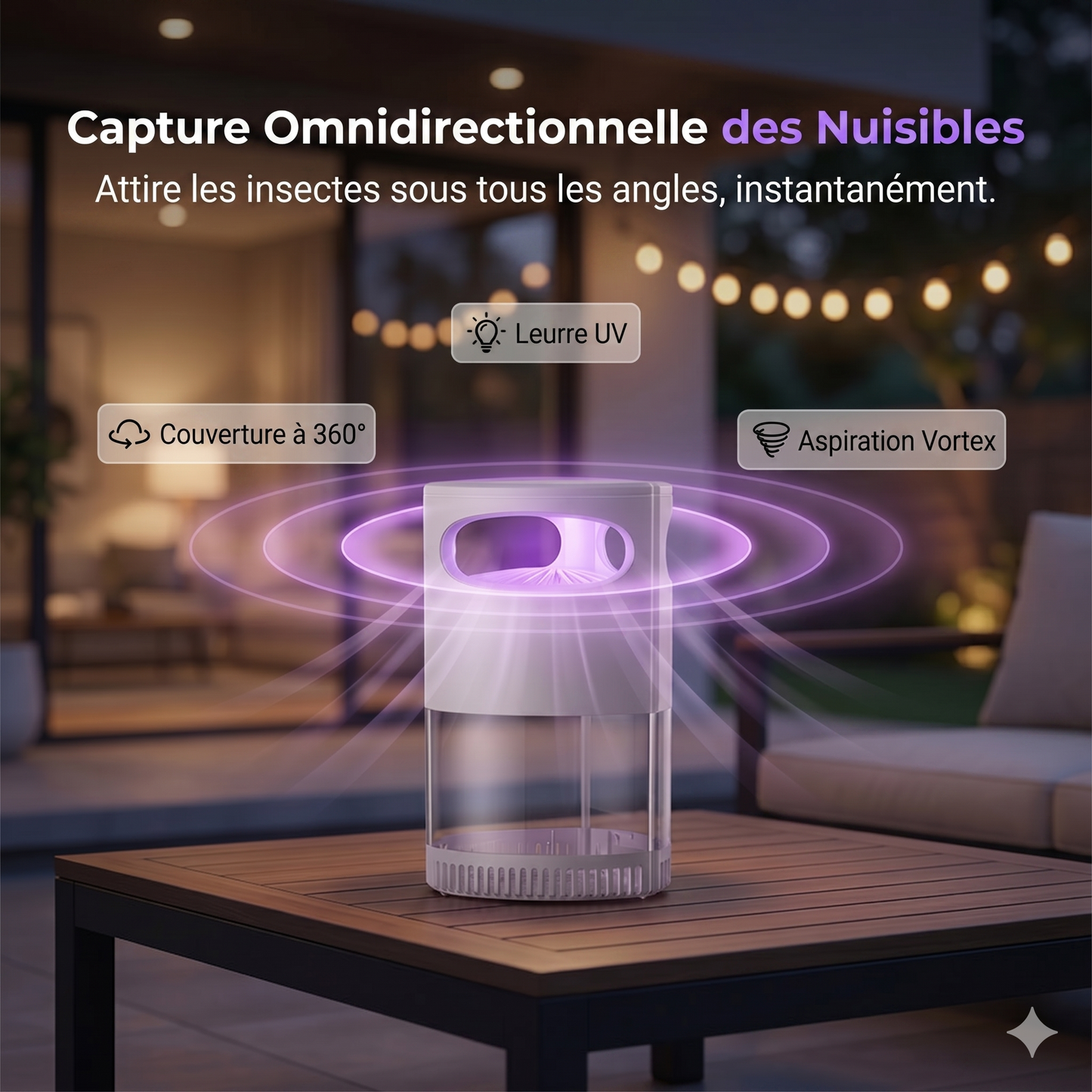 VortexGuard – Le système de capture portable et universel pour l'intérieur comme l'extérieur