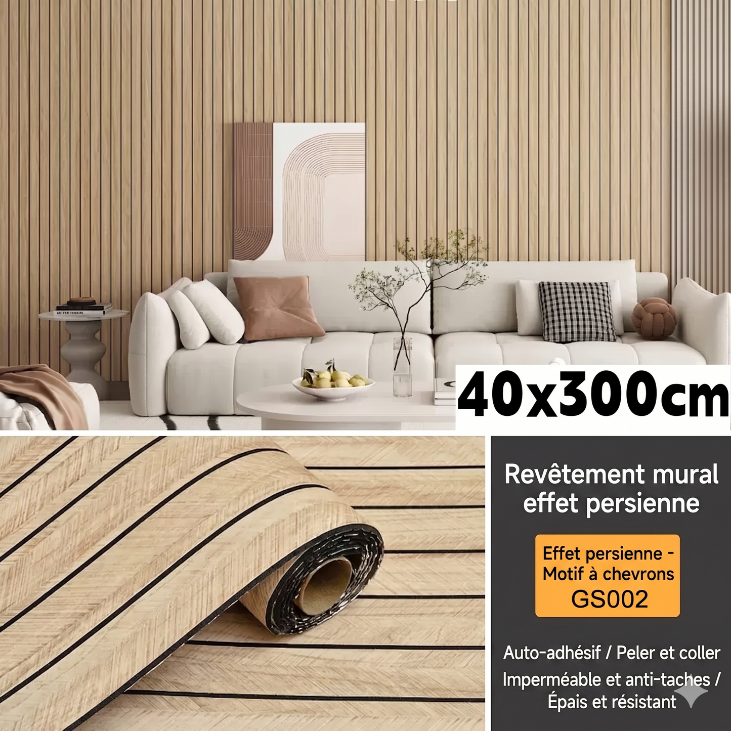 Woodline 3D Pro – Les panneaux muraux texturés pour un intérieur chaleureux et moderne