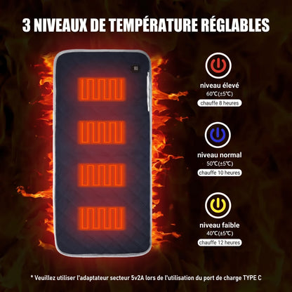 WarmSeat – Le siège thermique nomade à 3 niveaux de chaleur
