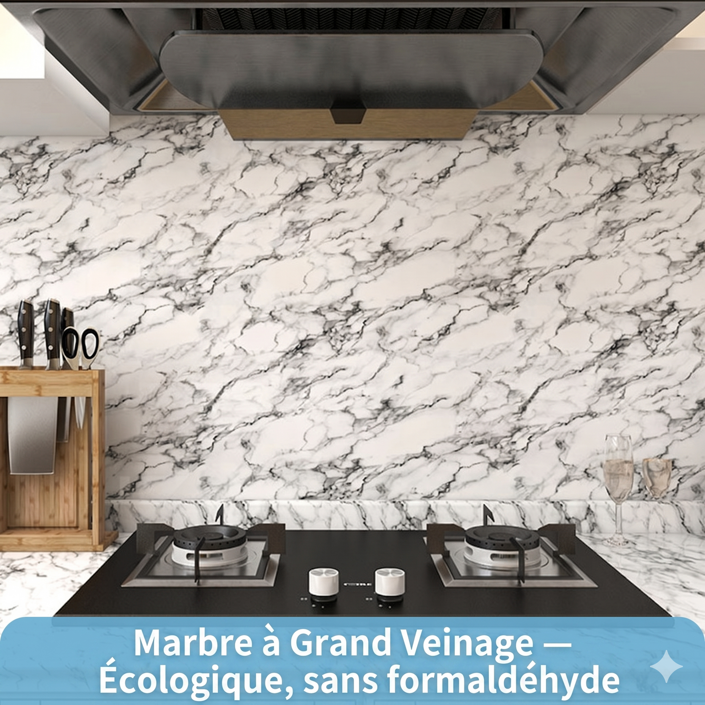EasyProtect Marble – Le film protecteur sur mesure, imperméable et facile à nettoyer