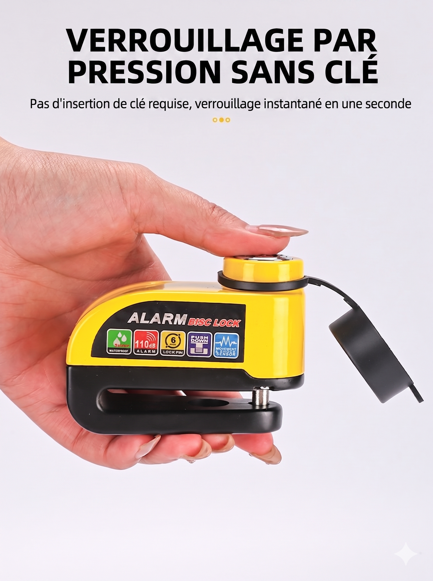 SafeRide 360 – Étanche et résistant à l'effraction, convient aux motos, vélos et scooters. Équipé d'une fonction d'alarme pour une sécurité optimale.