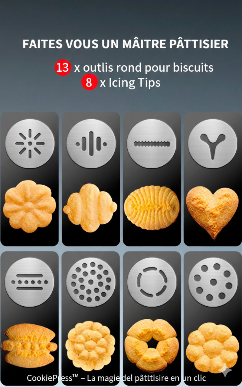 CookiePress™ – La magie de la pâtisserie en un clic